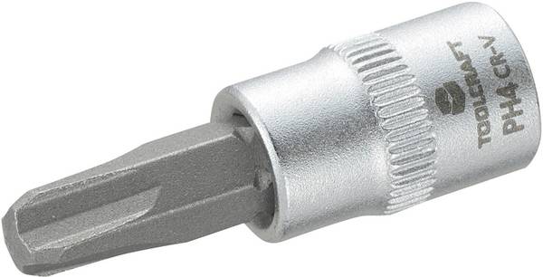 TOOLCRAFT 816055 Stjärnspår Phillips Hylsnyckel-bitsinsats PH 4 1/4"