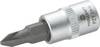 TOOLCRAFT 816056 Stjärnspår Pozidriv Hylsnyckel-bitsinsats PZ 1 1/4"