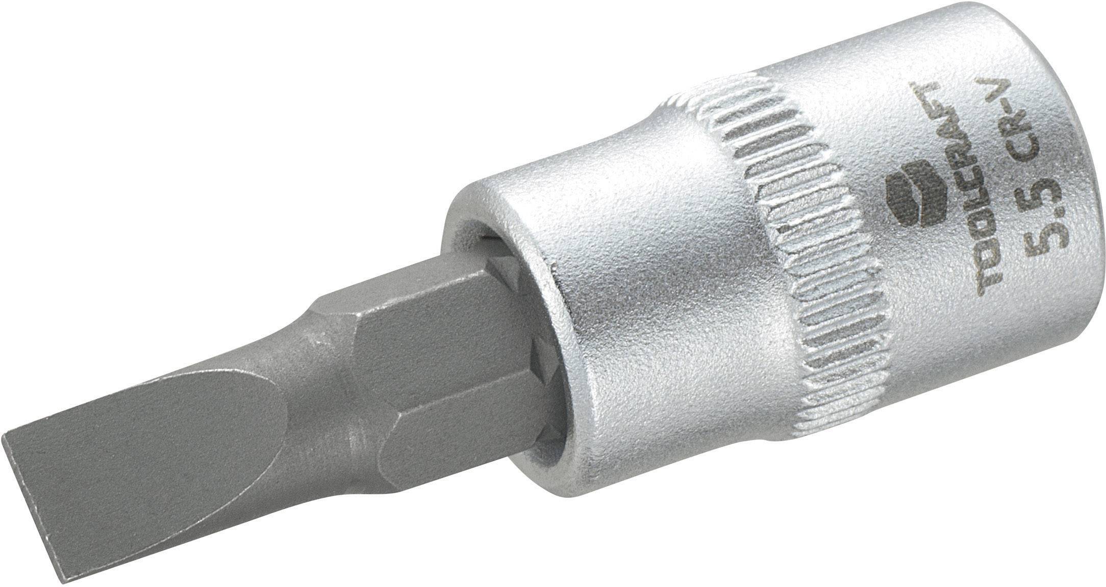 TOOLCRAFT 816062 Spår Hylsnyckel-bitsinsats 5.5 mm 1/4"