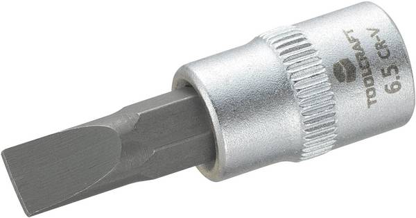 TOOLCRAFT 816065 Spår Hylsnyckel-bitsinsats 6.5 mm 1/4"