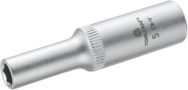 Hylsnyckelinsats 6,3 mm (1/4") TOOLCRAFT 816093 Nyckelvidd 5 mm
