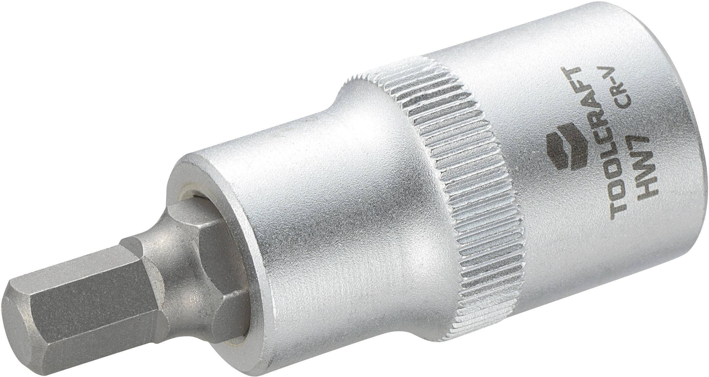 TOOLCRAFT 816157 Inner-sexkantig Hylsnyckel-bitsinsats 7 mm 1/2"