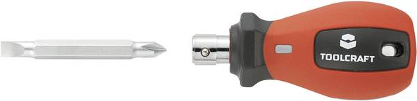 <br> TOOLCRAFT<br> <br> Verkstad<br> 8-i-1 skruvmejsel med vändbar bits<br> <br> <br> <br>
