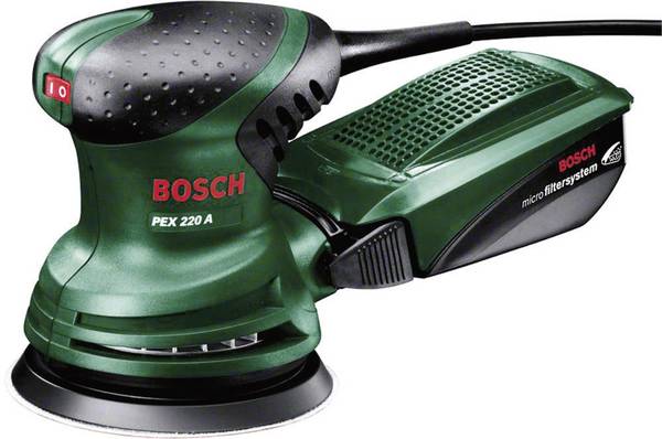 Bosch Home and Garden PEX 220 A 0603378000 Excenterslip  220 W  Ø 125 mm