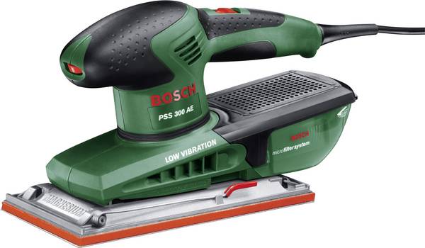 Bosch Home and Garden PSS 300 AE 0603340300-250  Slipmaskin inkl. väska 250 W  115 x 230 mm