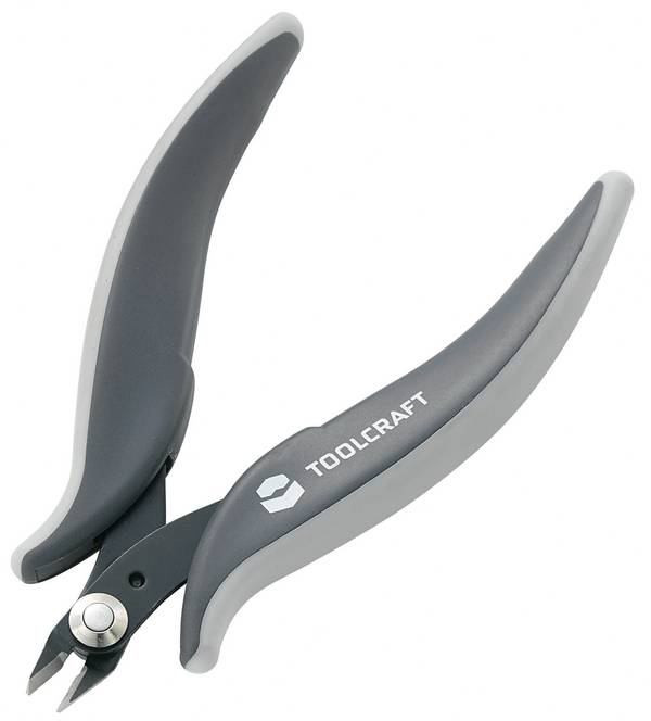 TOOLCRAFT 816745 Elektronik och finmekanik Sidoskärare utan facett 125 mm