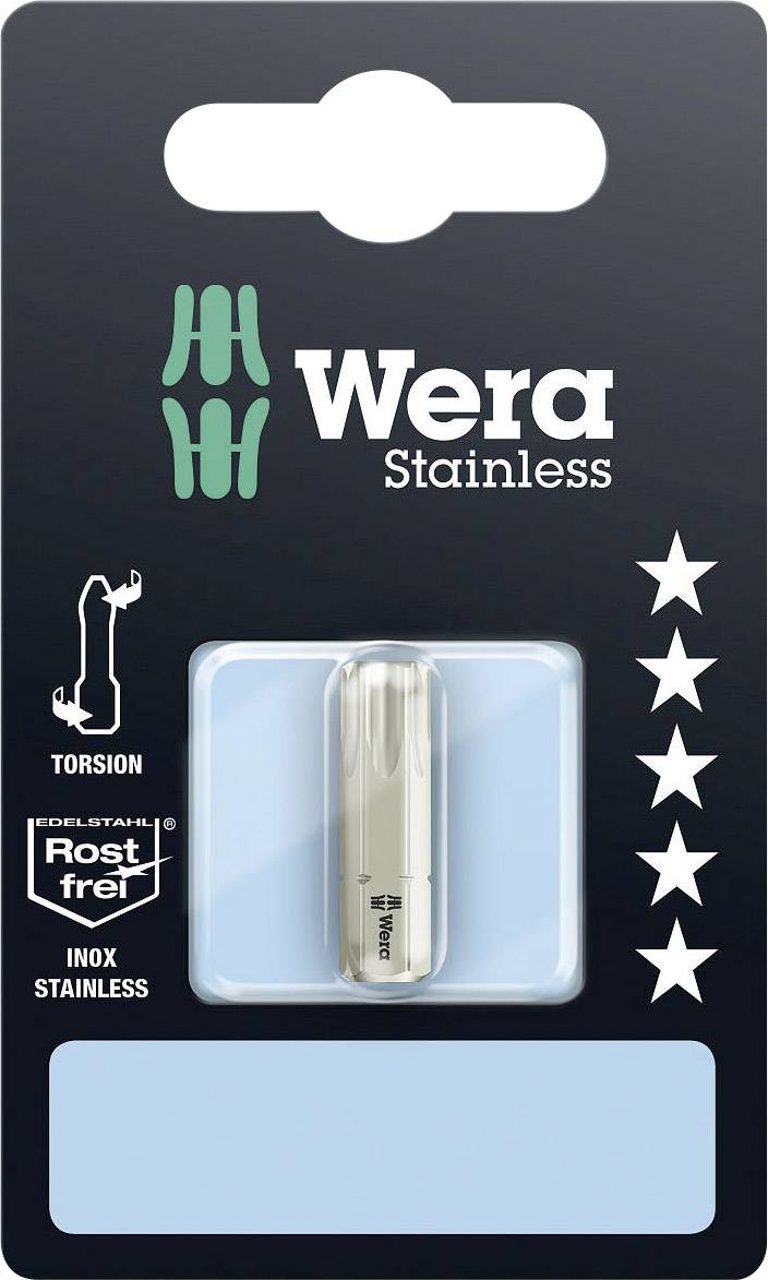 Wera 05073626001 3867/1 TS SB SiS Torx-Bit Drivning: 1/4" Output: Inner-TORX TX 40 25 mm