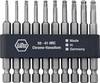 Wiha 32804 Bit-Set 10 delar Inner-TORX kulhuvudet