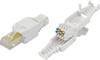 TRU COMPONENTS 93014c935 RJ45-kontakt, utan verktyg Kontakt hane rak Natur 1 st