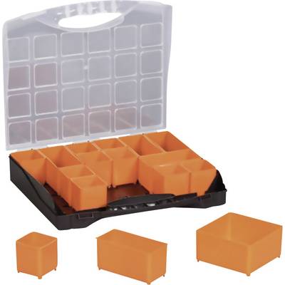 Alutec Profi 300 Sortimentlåda (L x B x H) 300 x 255 x 54 mm Antal fack: 16 rörlig underavdelning Innehåll 1 st