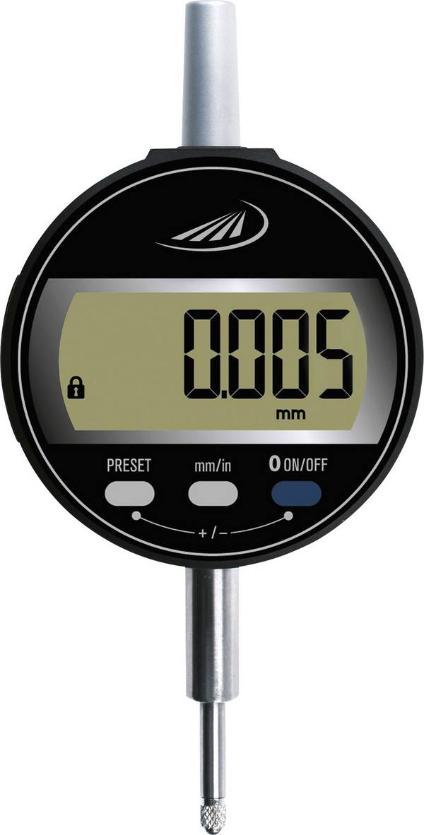 HELIOS PREISSER  1723 502-ISO Mätur Kalibrerad (ISO) med digital display 12.5 mm Avläsning: 0.005 mm