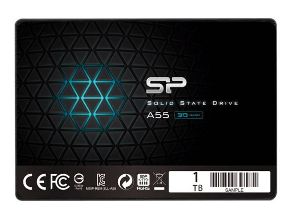 Silicon Power  1 TB SSD-Hårddisk 2.5" SATA III  SP001TBSS3A55S25