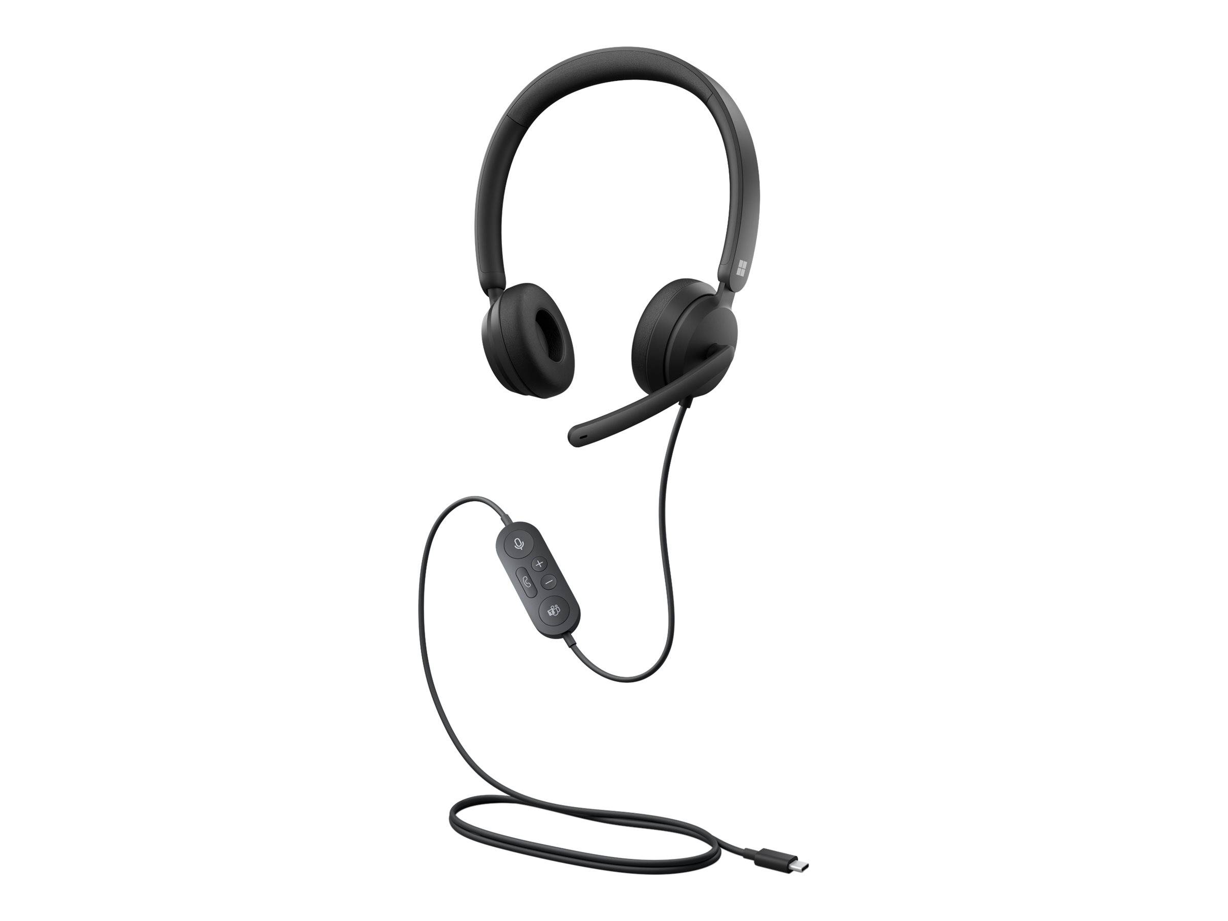 Microsoft I6S-00010 On-ear headset Sladd Stereo Svart Brusreducering för mikrofon Volymkontroll Datorer-0