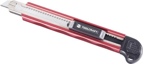 TOOLCRAFT TO-6623451 Skärkniv 9 mm aluminium 1 st