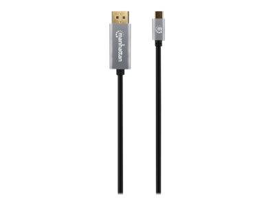 Manhattan USB-kabel DisplayPort 1.4 USB-C®-kontakt 2 m Flerfärgad 8K UHD 354844-2