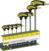 Proxxon Industrial HEX L-handtag Skruvmejsel set Verkstad 8 delar Inner-sexkantig