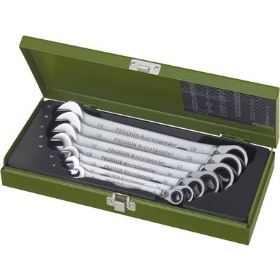 Proxxon Industrial 23124 MicroSpeeder Ringskruvnyckelsats 7 delar 8 - 19 mm