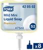 TORK Mild Mini 420502 Flytande tvål 475 ml 8 st