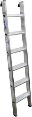 Krause  124401 Aluminium Stege   Arbetshöjd (max.): 2.70 m Silver DIN EN 131 3.6 kg