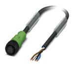 Givar-/aktuator-kabel - SAC-4P- 1,5 -PUR/M12FS P - 1442476