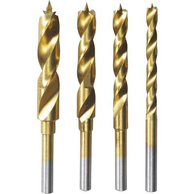 Dremel 26150636JA Trä-spiralborr-set 4 delar 3 mm, 4 mm, 5 mm, 6 mm Cylinderskaft 1 set