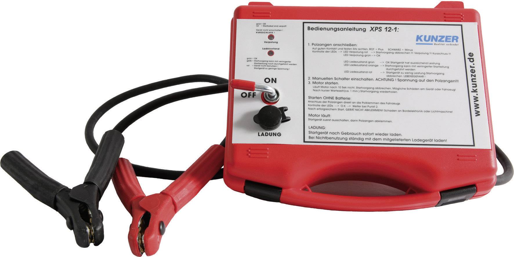 Kunzer Starthjälpsystem XPS 12-1 XPS 12-1 Startström (12 V): 700 A