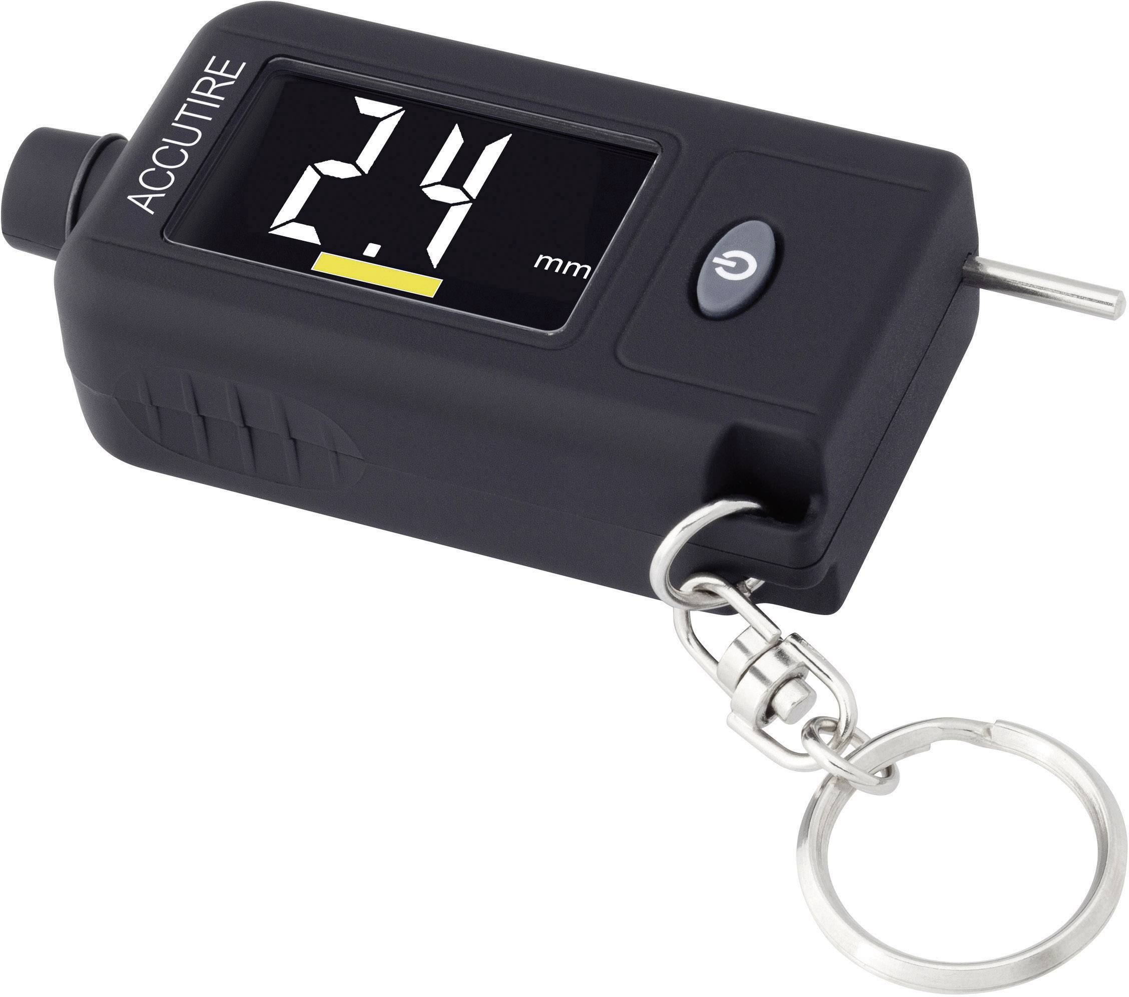 Accutire MS 49 Däcktrycksmätare, Däckmönstermätare digital Mätområde lufttryck 0.35 - 6.8 bar Mätområde Djup 15 mm (max)