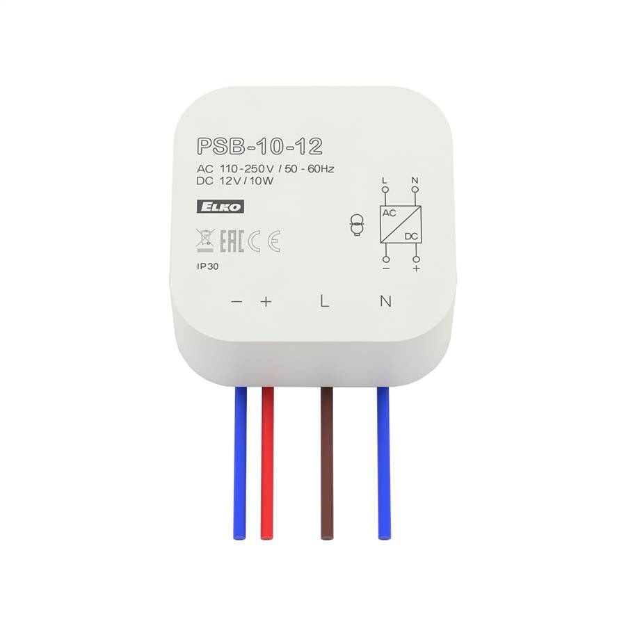 ELKO EP PSB-10 Nätenhet - 12 V/DC/0.8 A 10 W-0