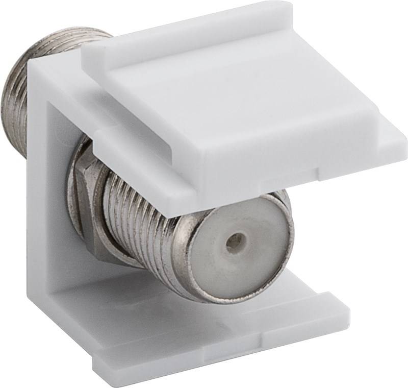 Goobay Goobay 79474 Keystone Modul SAT Antenne Verbinder F Buchse SAT Koaxial Kabel F-inbyggnadsmodul Keystone 1 st-2