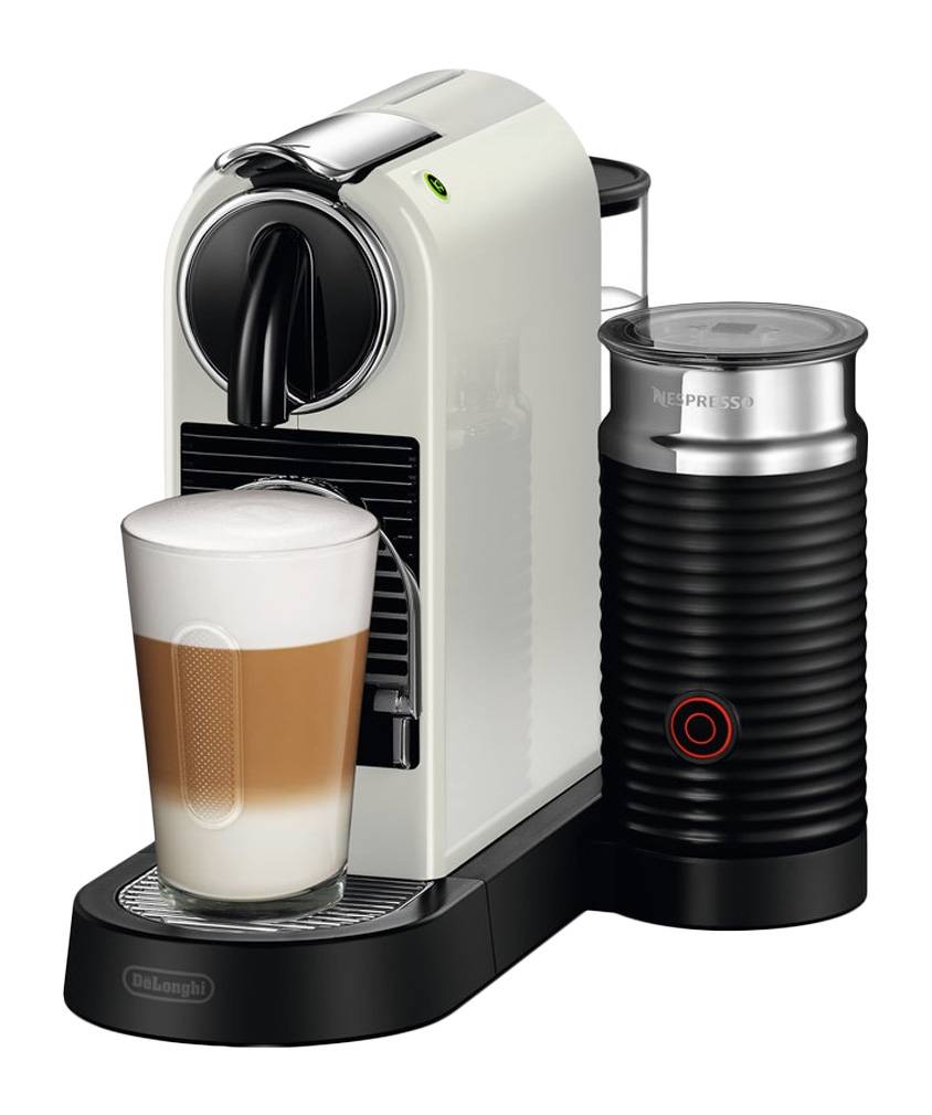 DeLonghi MC DE DL NESPRESSO EN267.WAE NA30086 0132192161 Kapselmaskin Vit Rostfritt st l inkl. kapsel med Aeroccino