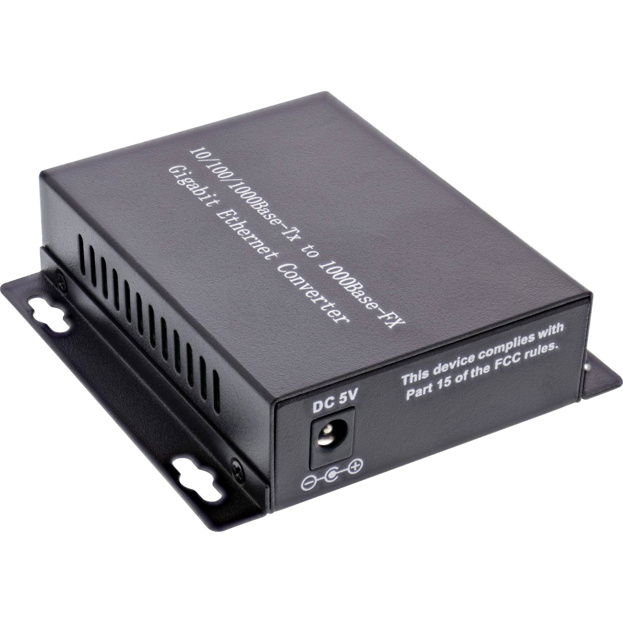 inLine 66659A glasfiber Mediekonverterare 10 / 100 / 1000 MBit/s-2