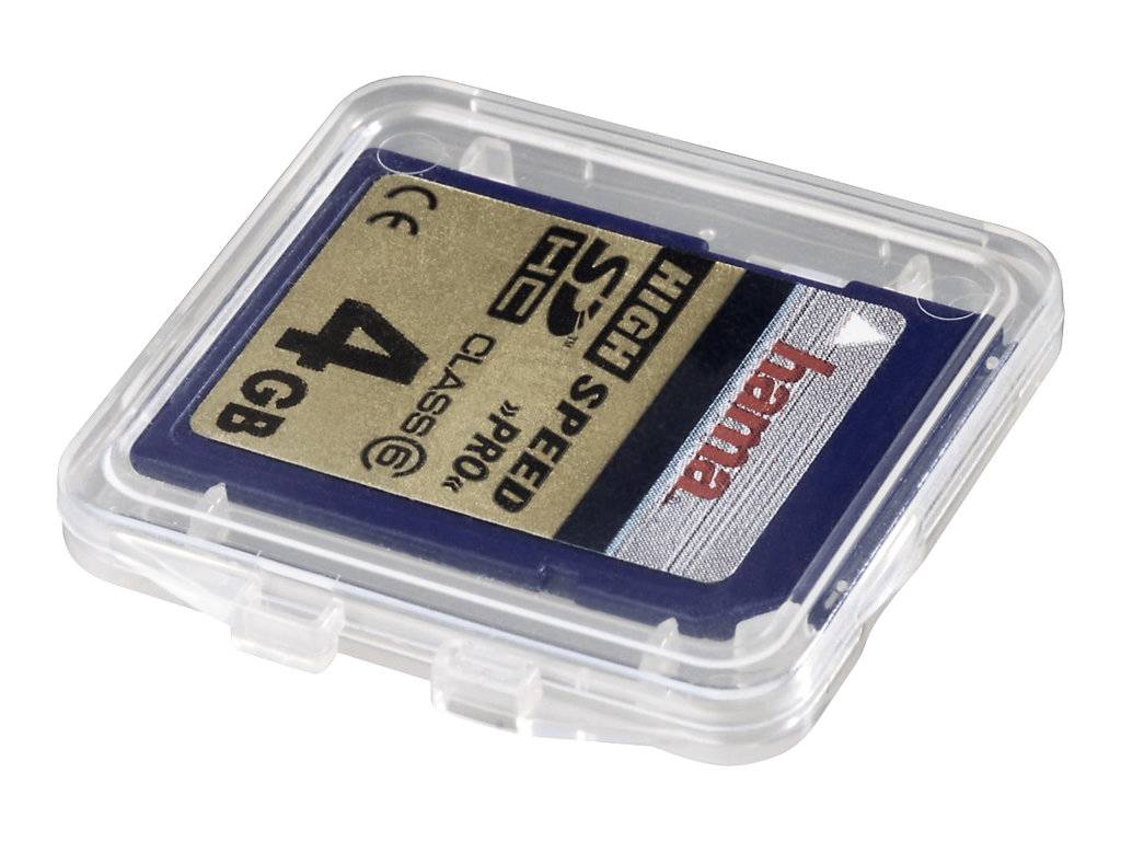 Hama 00095949 Minneskortfodral SDHC-Kort, SD-Kort, SDXC-Kort Transparent-2