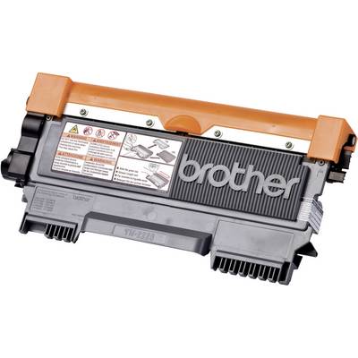Broders tonerkassett med säkerhets- och installationsanvisningar. Svart hölje med orangea detaljer.