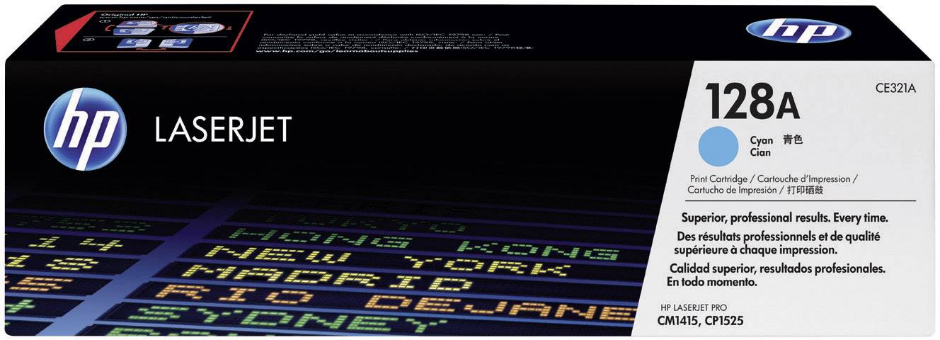 HP Toner 128A Original Cyan 1300 sidor CE321A