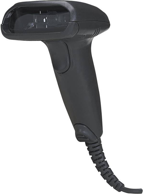 Manhattan 177672 USB-Kit Streckkodsskanner Kabelbunden 1D CCD Svart Hand-skanner USB