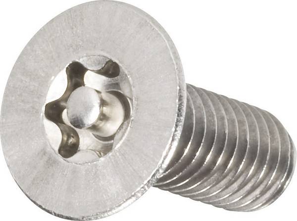 TOOLCRAFT 888822 Sänkhuvudskruv M6  16 mm T-profil med stift    Rostfritt stål A2 10 st