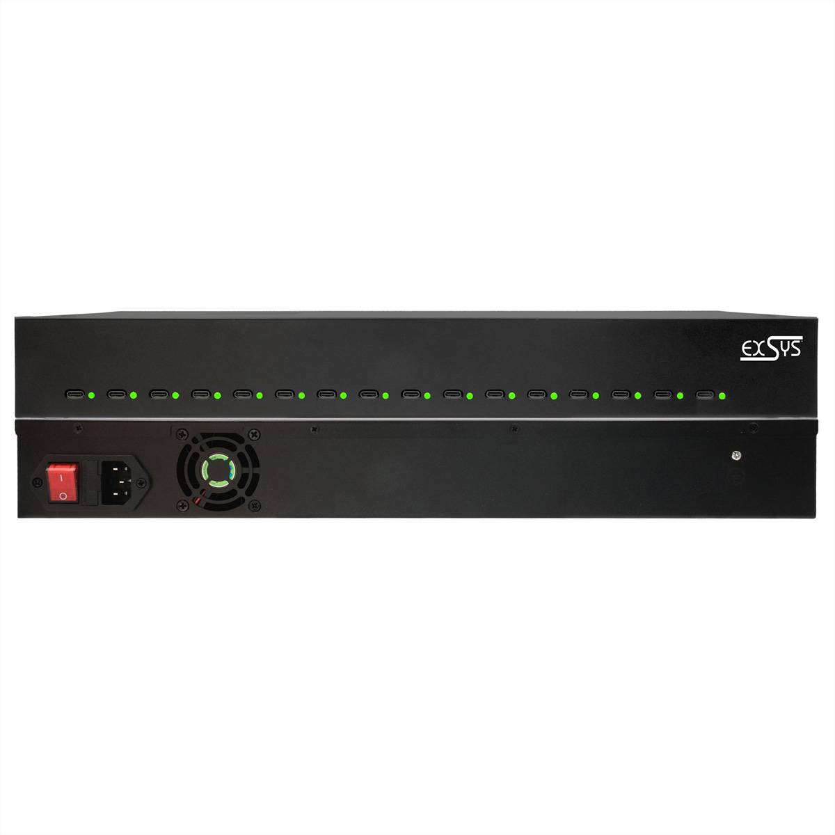Exsys EXSYS EX-11016, Drinnen, AC, 12 V, Schwarz EX-11016 Grenkontakt 1 st-3