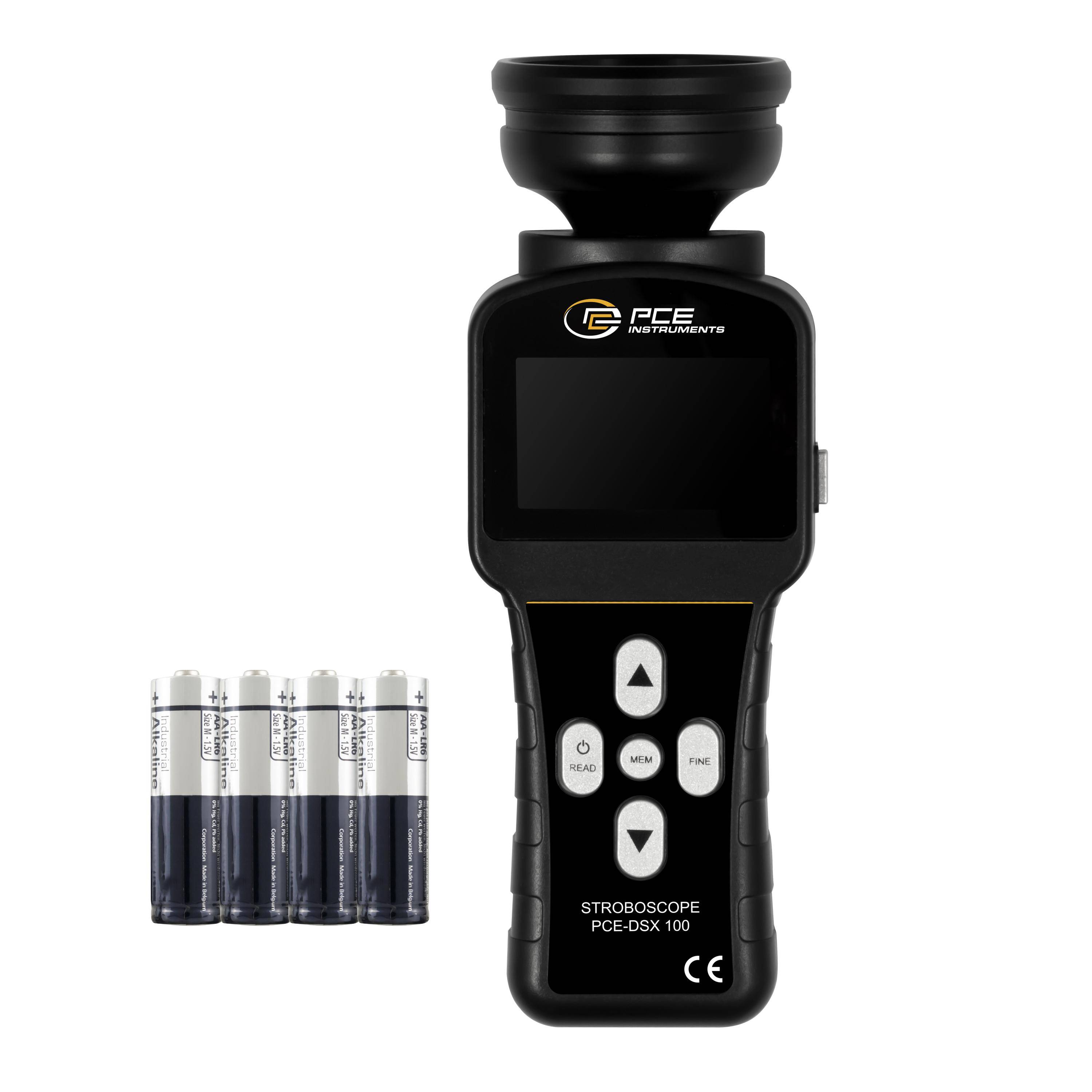 PCE Instruments PCE-DSX 100 Stroboskop Optisk 1000 - 20000 U/min-6