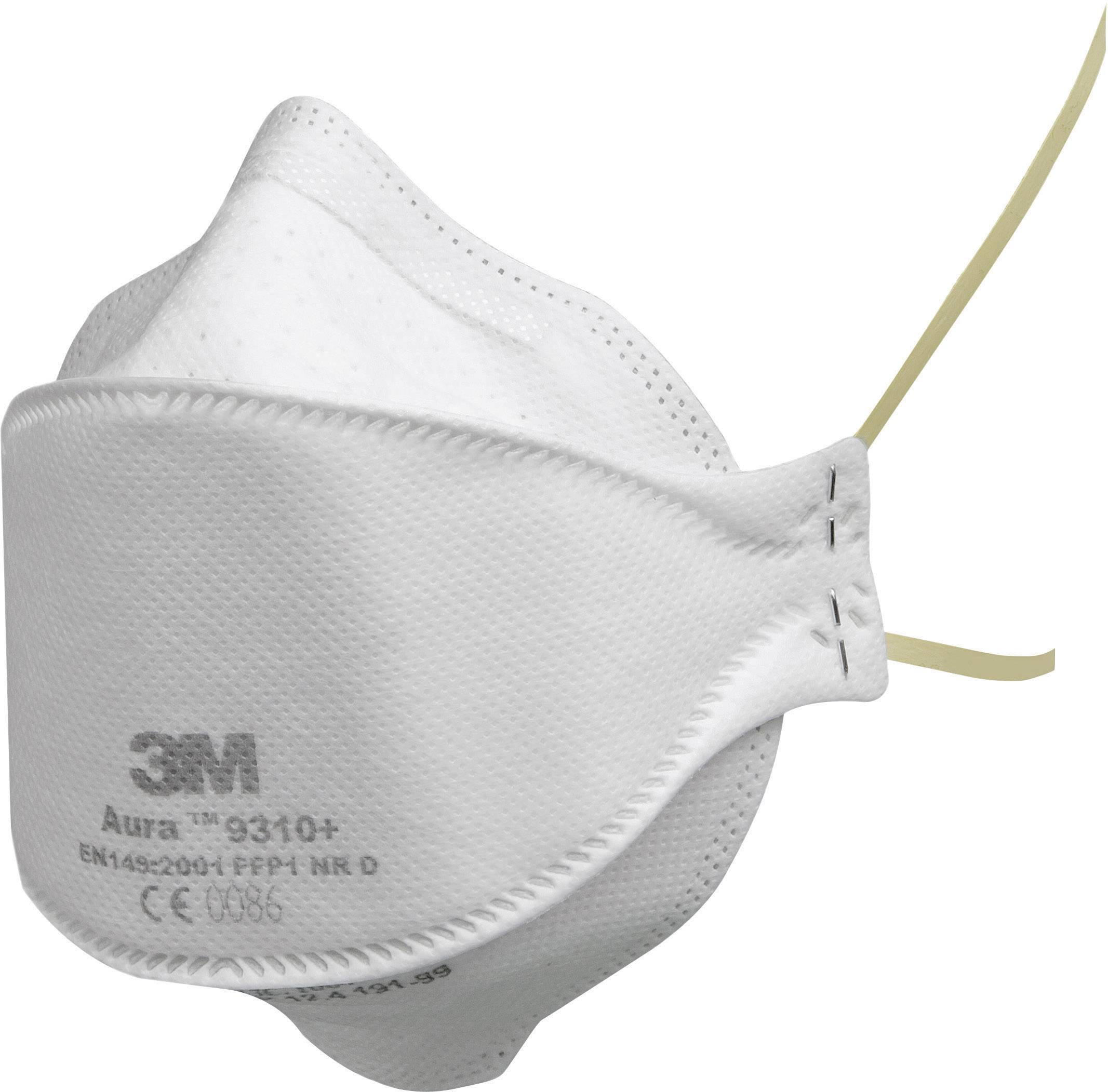 3M Aura™ 9310+ 9310+OLD Dammskyddsmask utan ventil FFP1 D 20 st EN 149:2001, EN 149:2009 DIN 149:2001, DIN 149:2009
