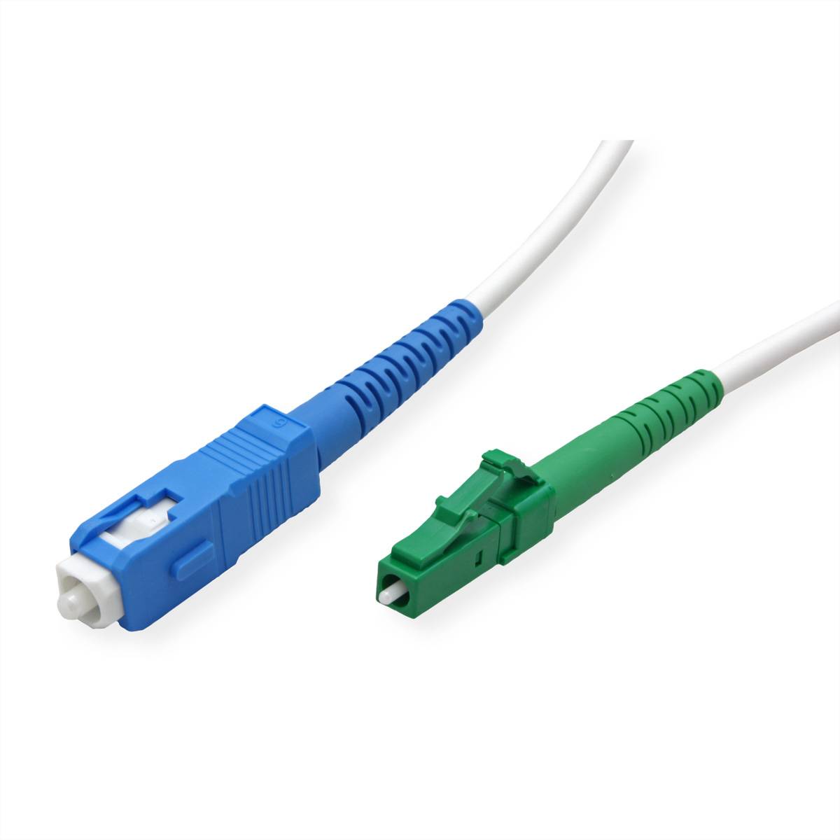 Metz Connect 151P7EOJAA2E Fiberoptik LWL Anslutningskabel 12.00 m Vit Singlemode OS2-1