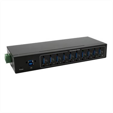 Exsys USB-Hub USB-hubb Svart
