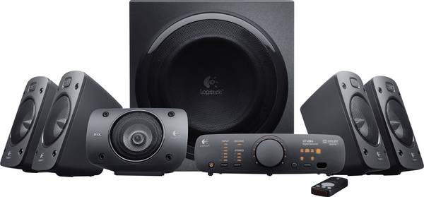 Logitech Z906 5.1 Datorhögtalare Sladd 500 W Svart