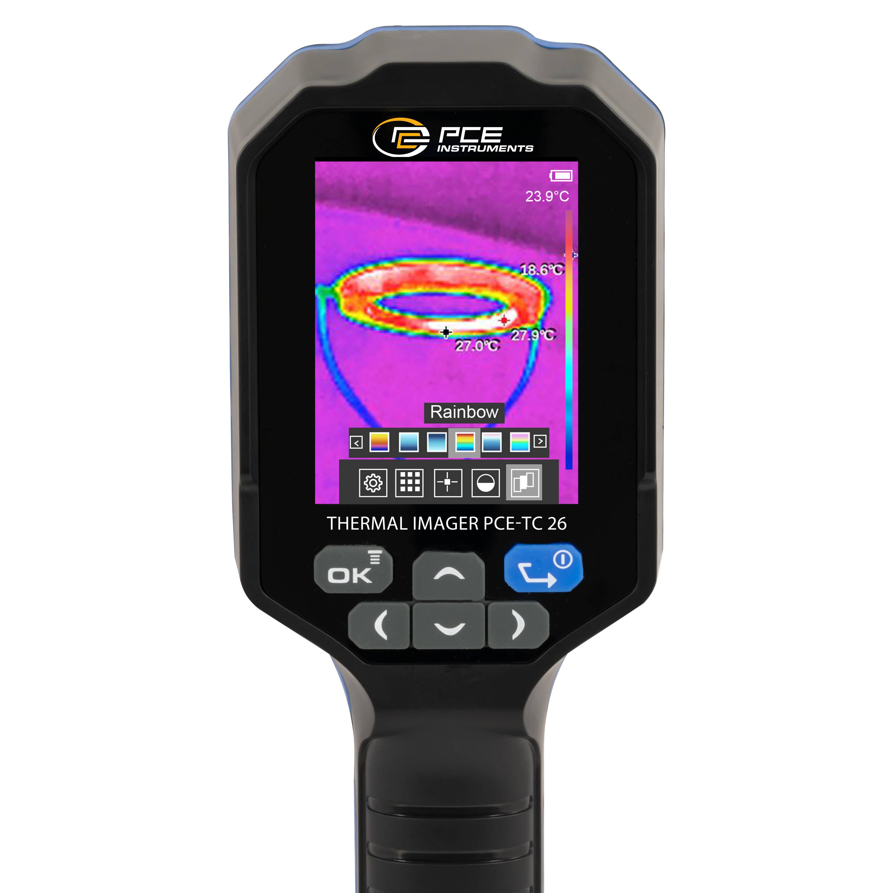 PCE Instruments PCE-TC 26 Värmekamera -10 till 400 °C 25 Hz USB-C-1