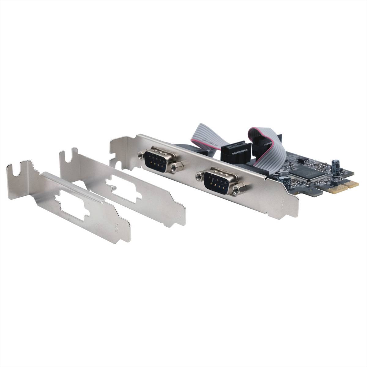 Exsys EXSYS EX-46012, PCIe, Seriell, Männlich, RS-232, Grau, China PCI-kort-0