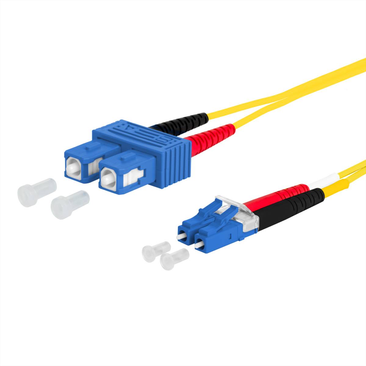 Metz Connect 151P1EOJO15E Fiberoptik LWL Anslutningskabel 1.50 m Gul 9/125 µ Singlemode OS2-0