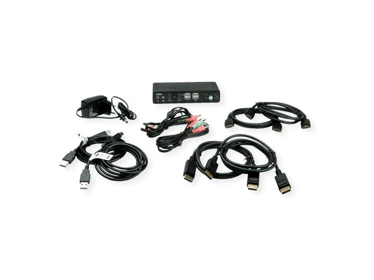 Roline KVM-switch HDMI 3840 x 2160 Pixel-1