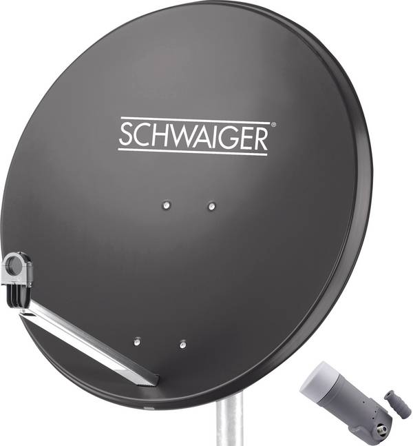 Schwaiger SPI9961SET1 Parabolkit Abonnenter: 1 80 cm