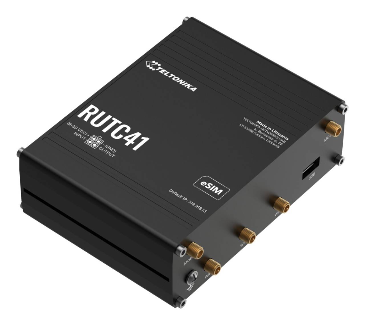 Teltonika Router Teltonika Networks RUTC41 (EU) 4G Cat 4 Edge con WiFi 6. supporto per doc Router-1