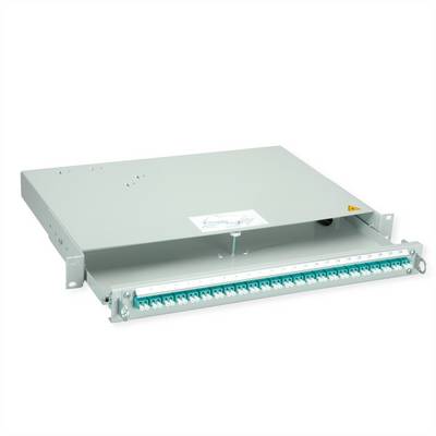 Telegärtner TELEGÄRTNER PROFI V LWL-Panel mit Kupplu glasfiber 1 U Grå-0