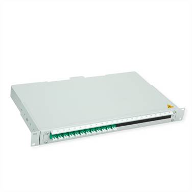 Telegärtner TELEGÄRTNER BASIS V LWL-Panel mit Kupplu    glasfiber 1 U Grå